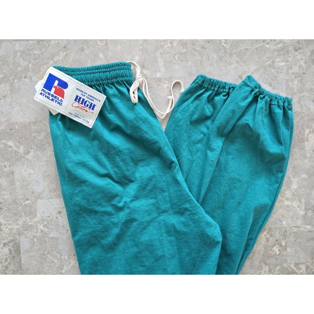 Deadstock NWT Vintage Russell Athletic High Cotton Men's M Joggers/Pants USA